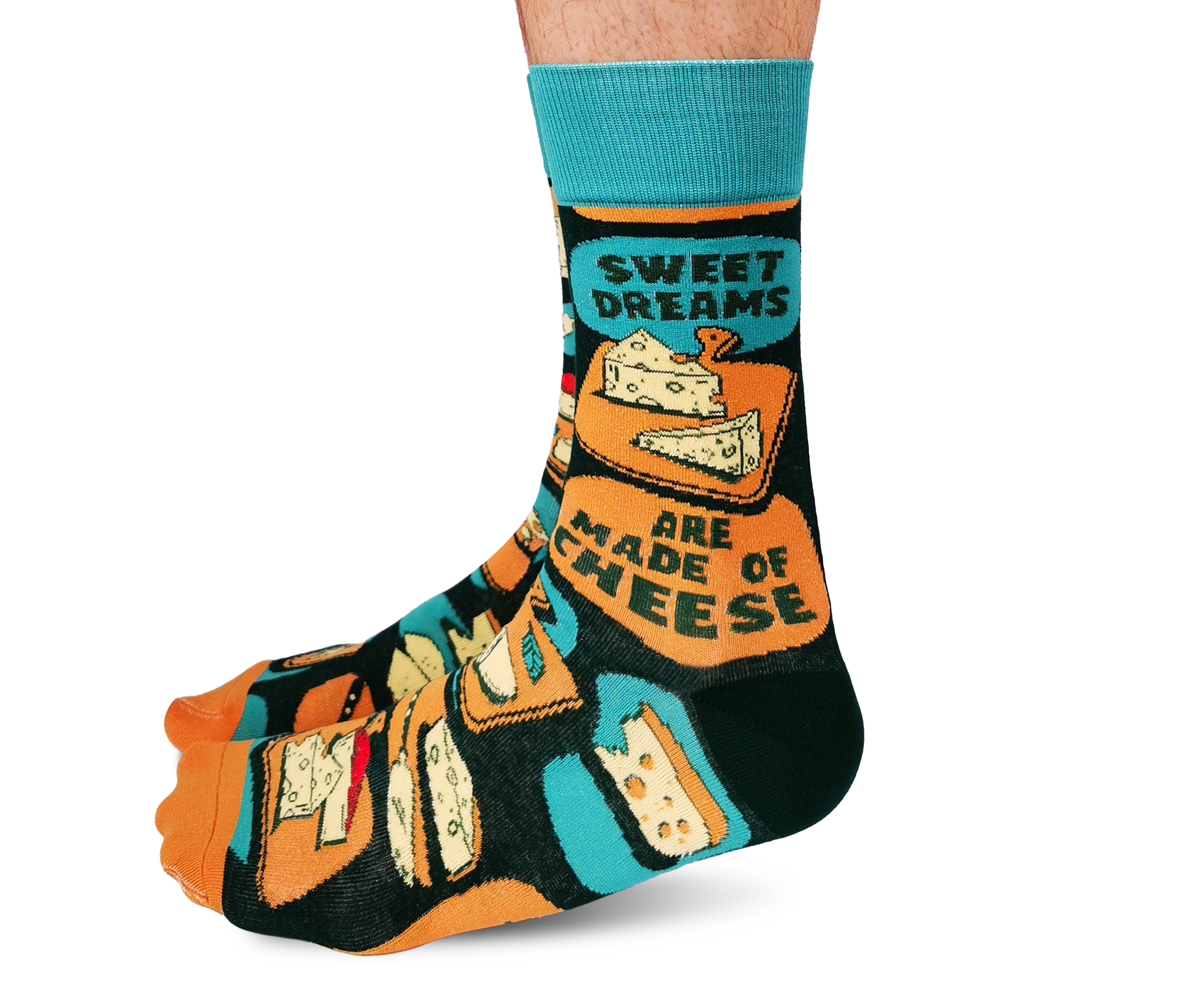 Uptown Sox - Cheese Dreams Socks - M/L (Men)