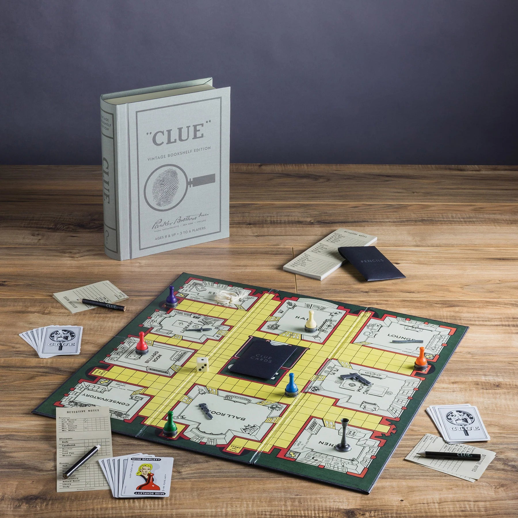 Vintage Bookshelf Edition - Clue