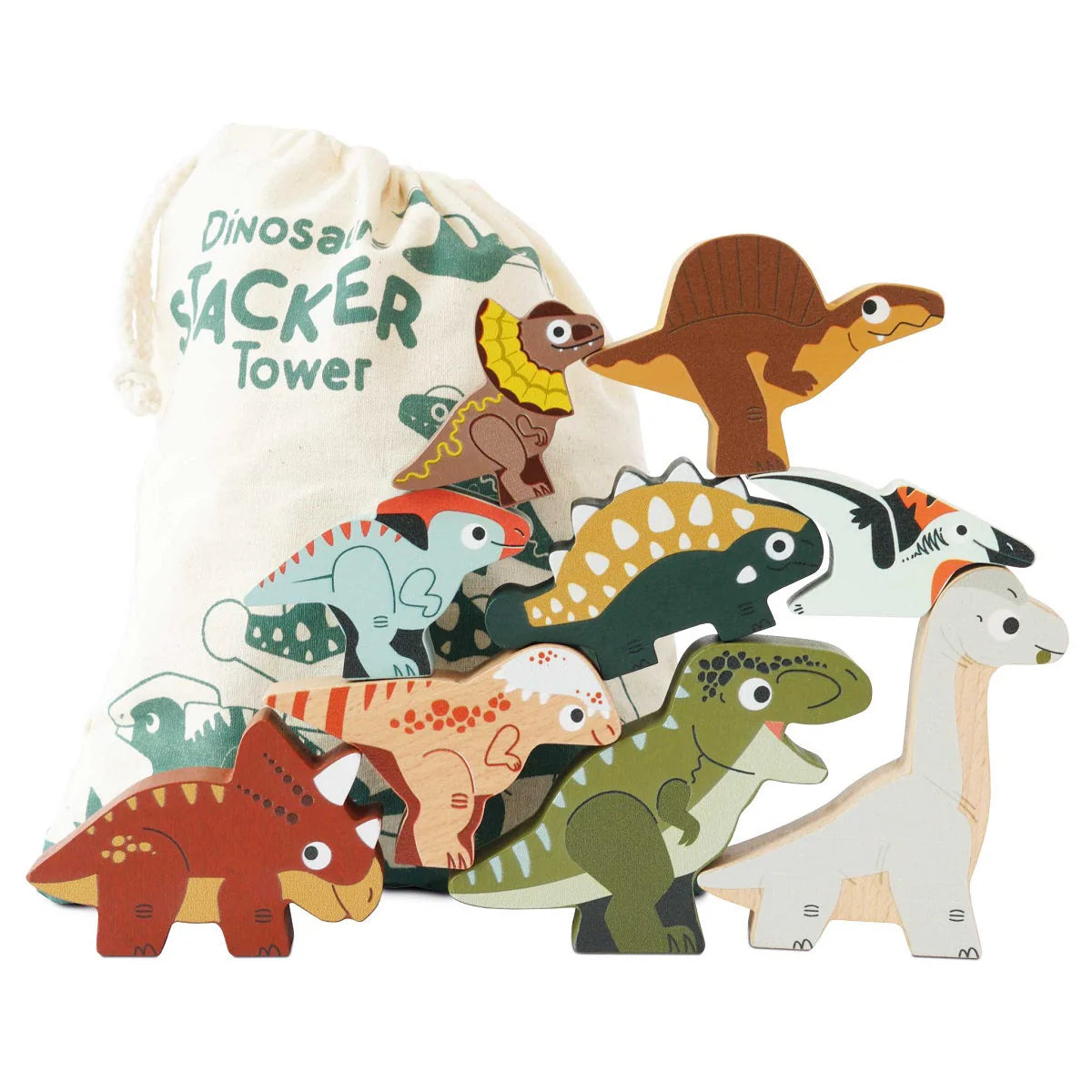 Le Toy Van - Stacking Jurassic Dinosaurs