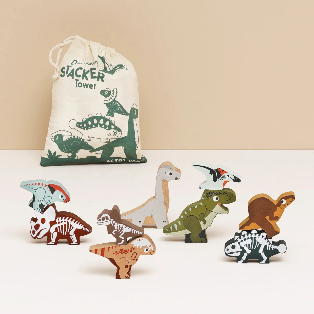 Le Toy Van - Stacking Jurassic Dinosaurs