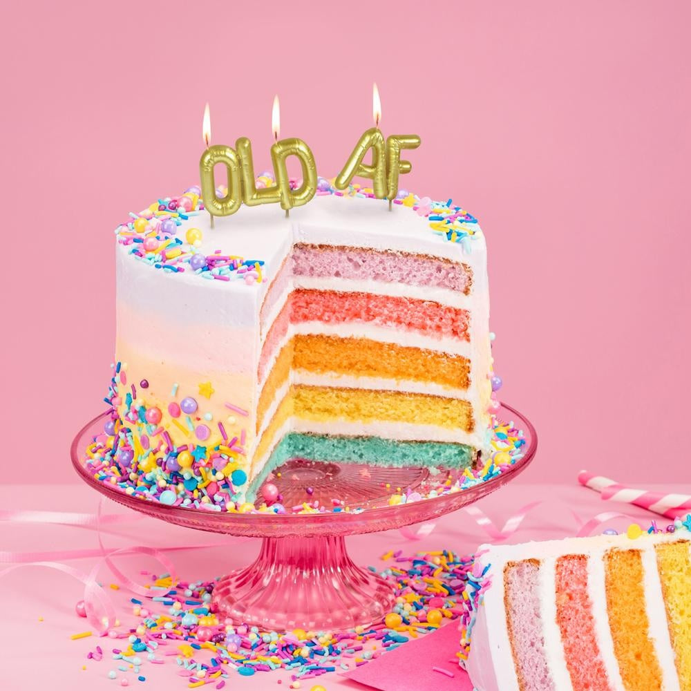 Lighten Up Party Candles - Old AF