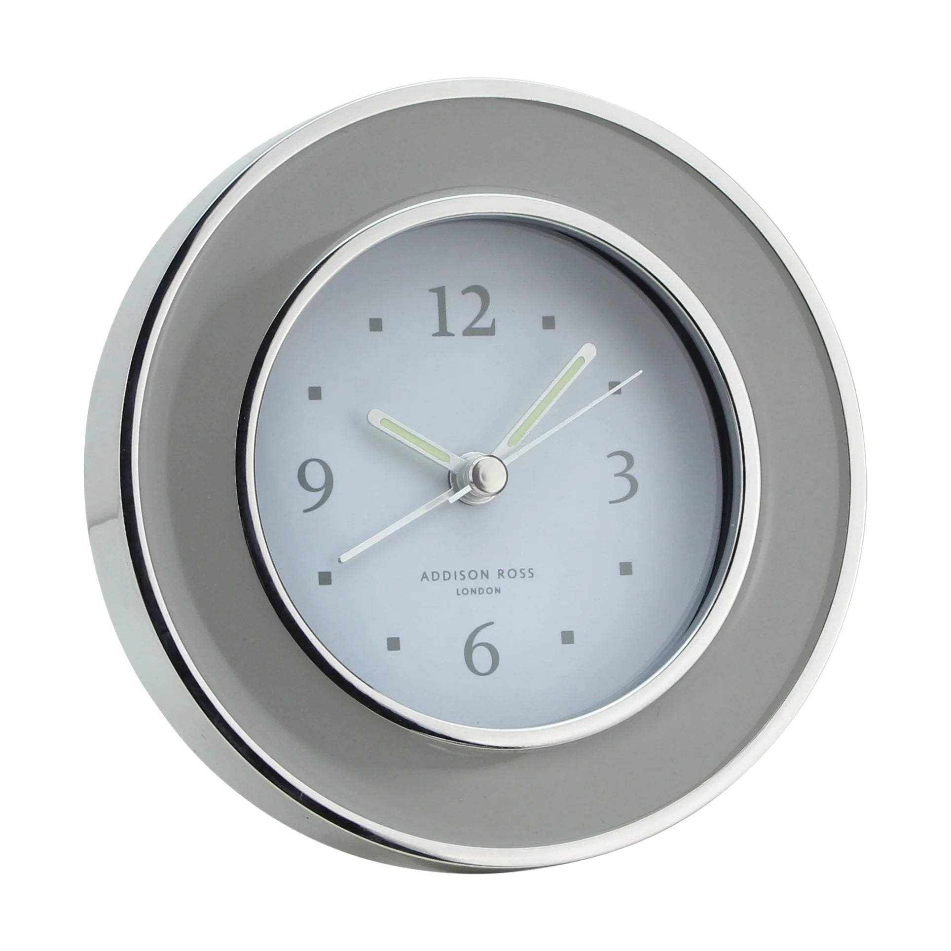 Addison Ross Alarm Clock Chiffon & Silver