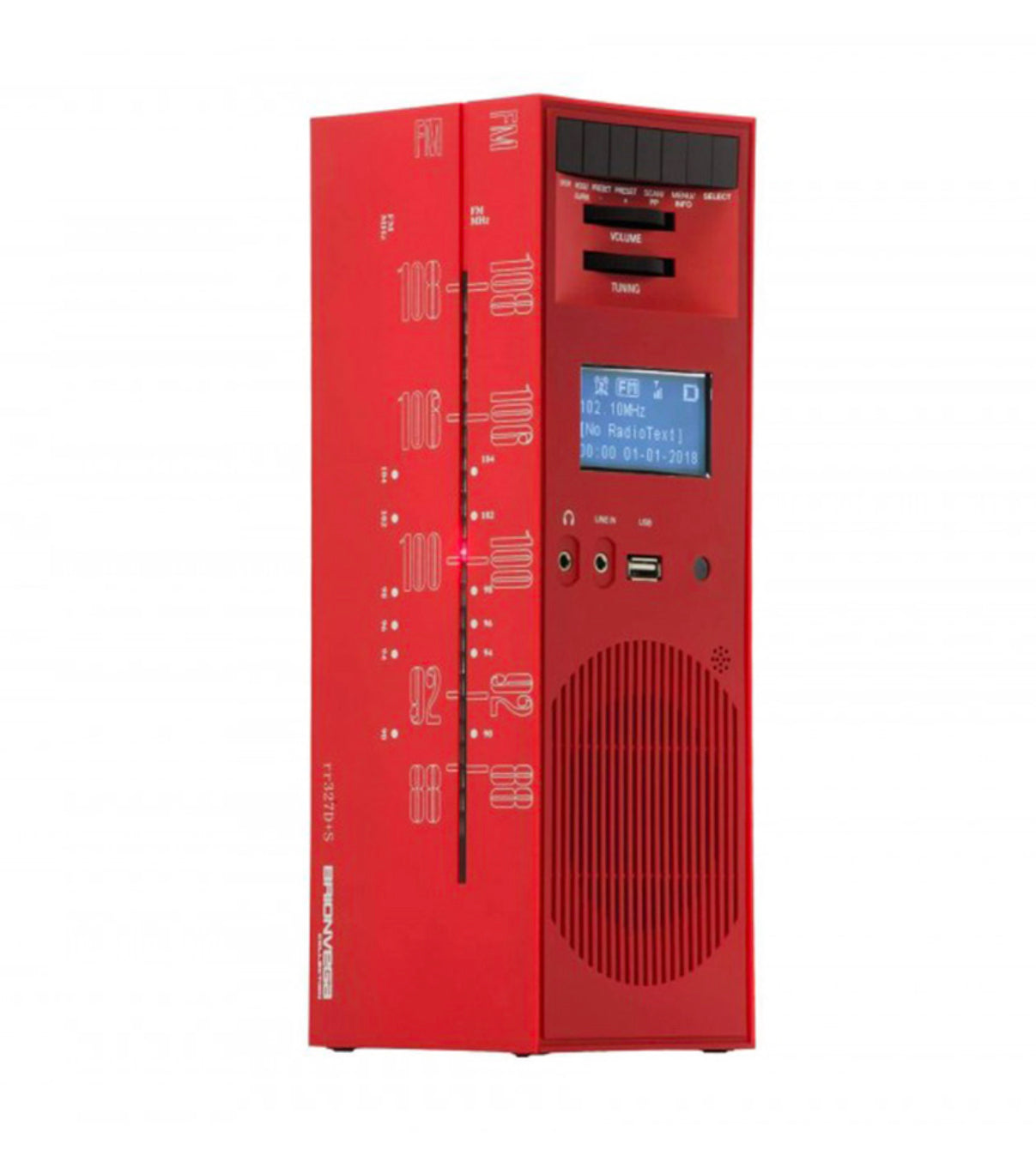 Brionvega Grattaclelo Bt Speaker Red