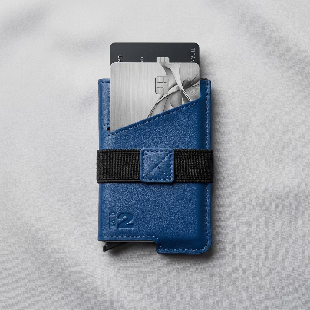 i2 Super Thin Ejection Wallet Leather