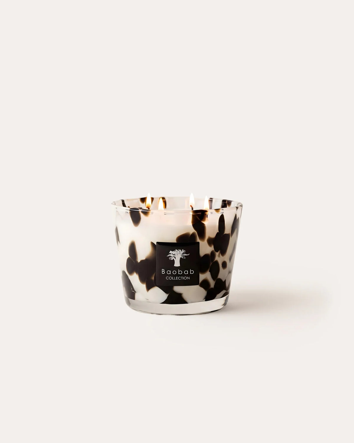 Baobab Candle Pearls Black