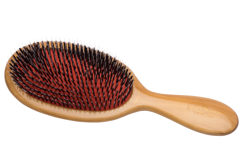 Mason Pearson Popular BN1 (Bristle & Nylon) Natural Wood