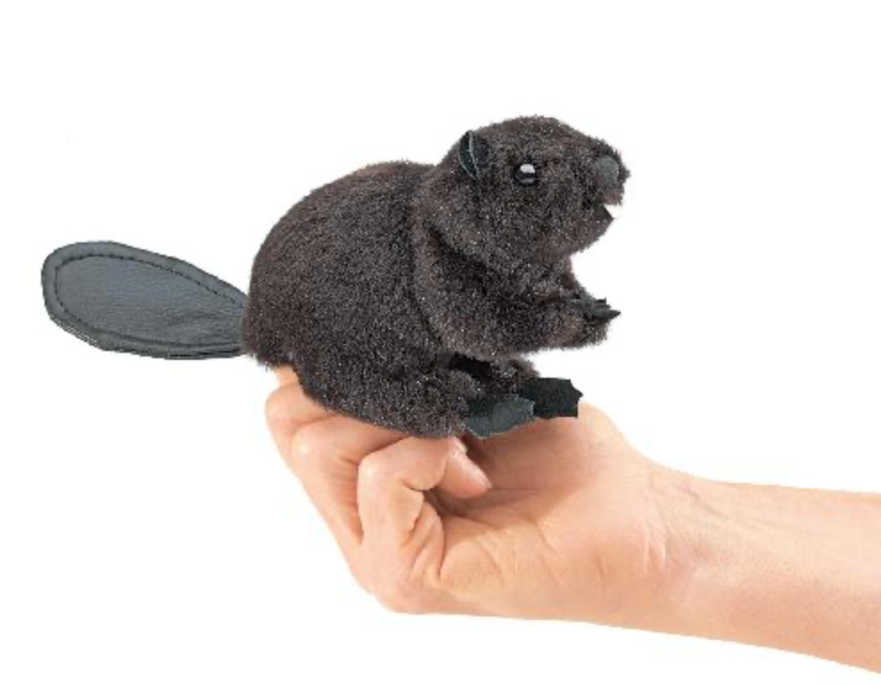 Mini Beaver Finger Puppet