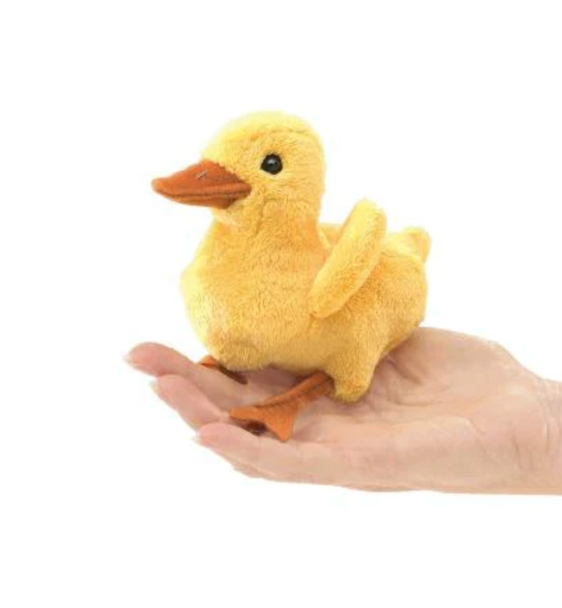 Mini Duckling Finger Puppet