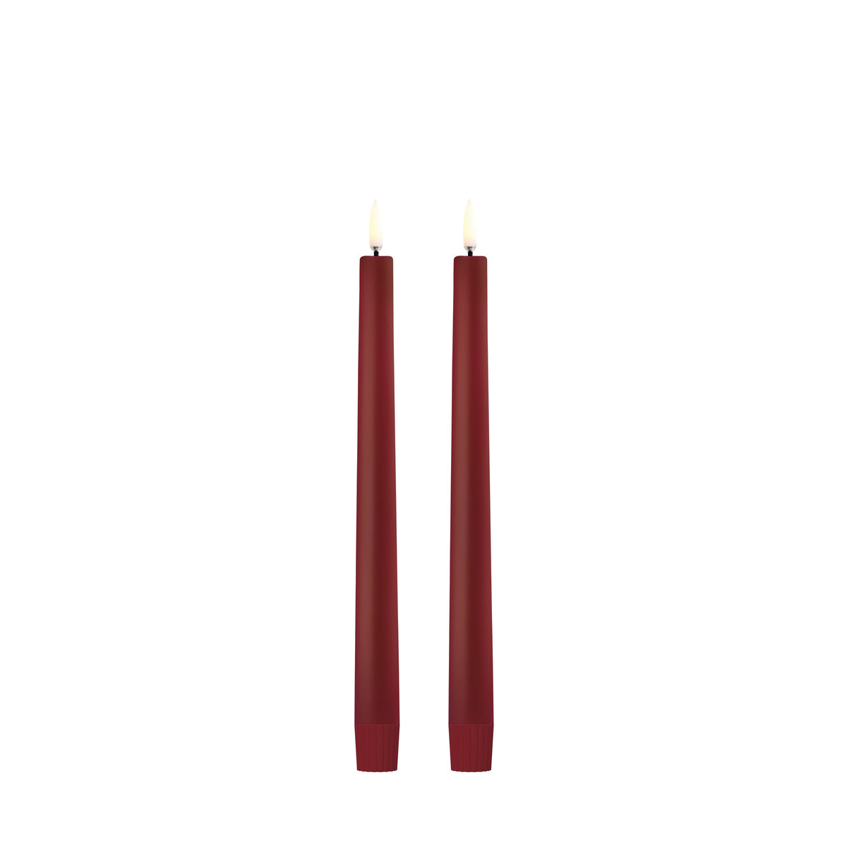 Piffany - LED Taper Candle Red (2pk)