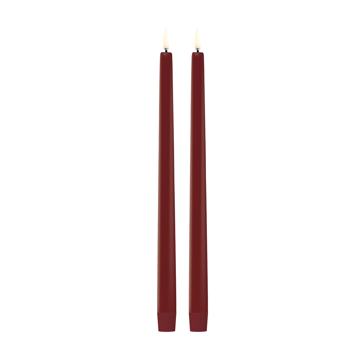 Piffany - LED Taper Candle Red (2pk)