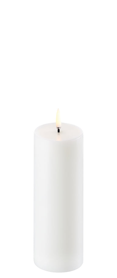 Piffany - LED Pillar Candle White