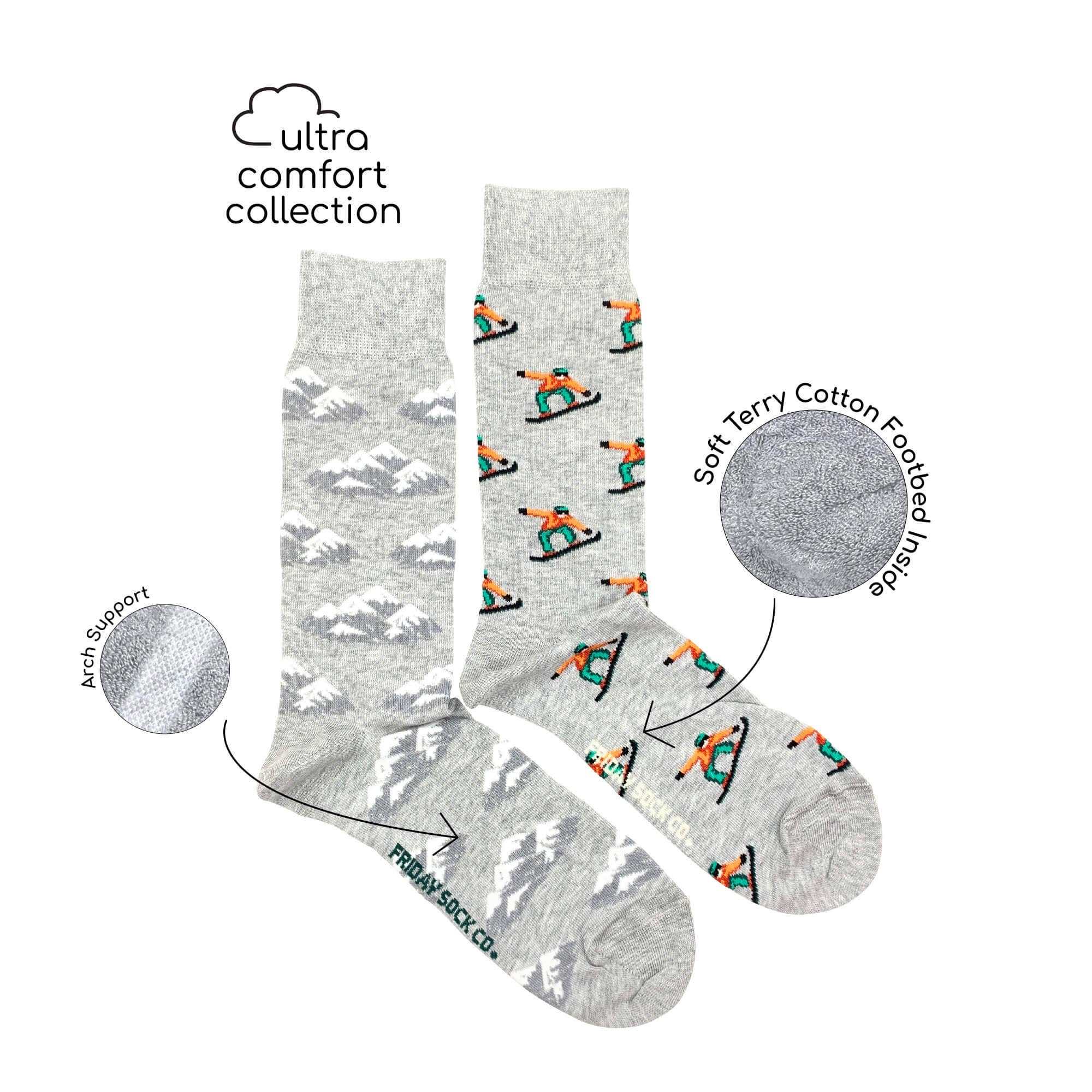 Friday Sock Co. - Men's  Snowboarder Socks