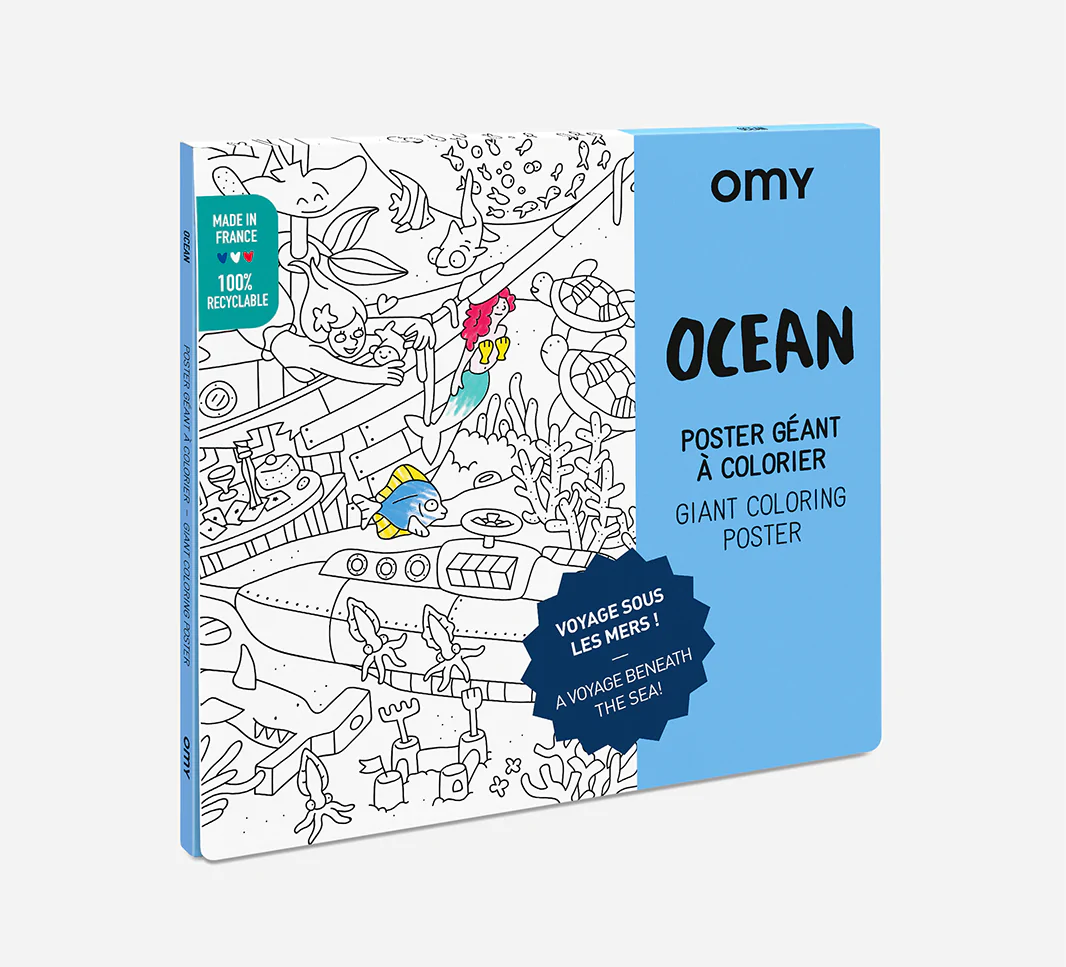 OMY Giant Coloring Poster Ocean