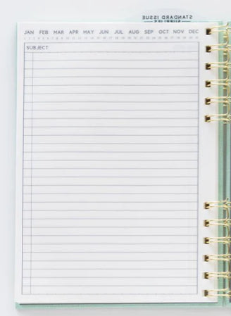 Designworks: Undated Planner  #12 Wire Dusty Pink