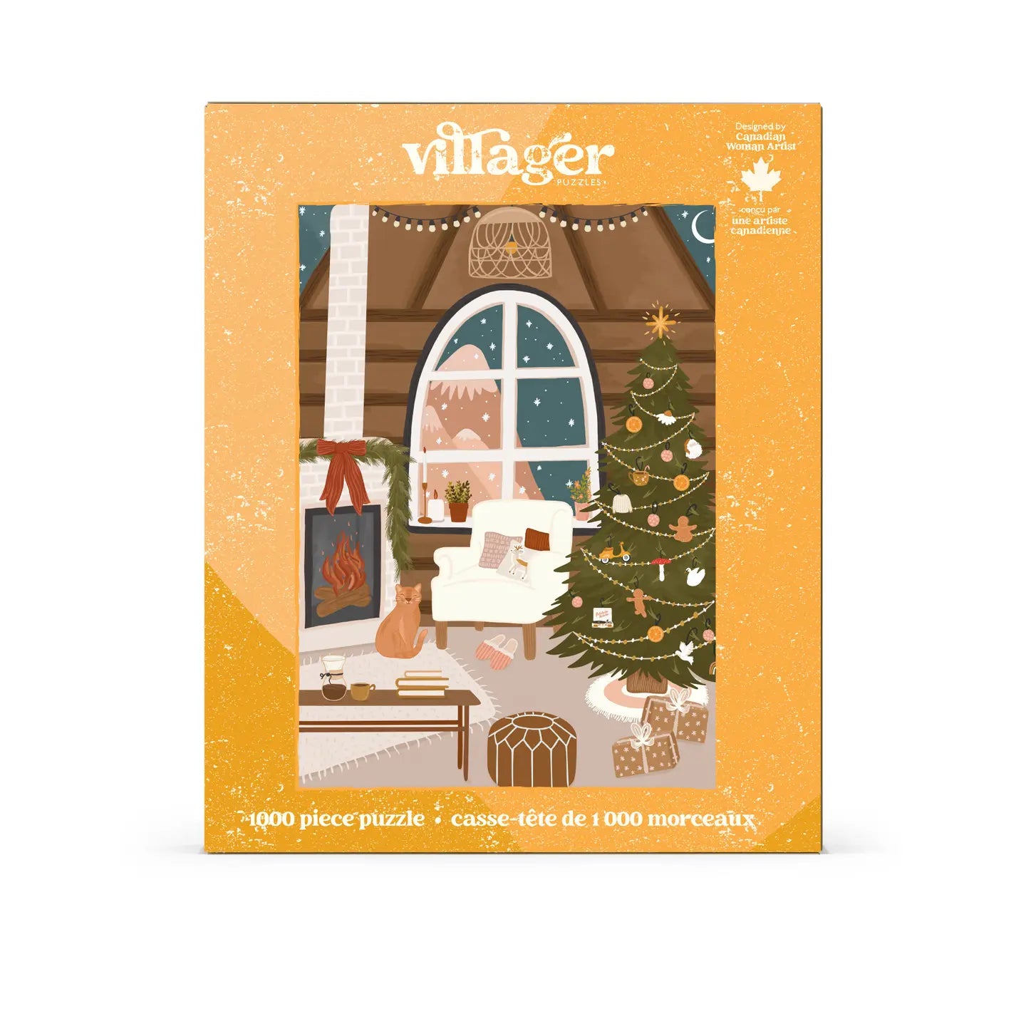 Villager Puzzles Fireside Christmas