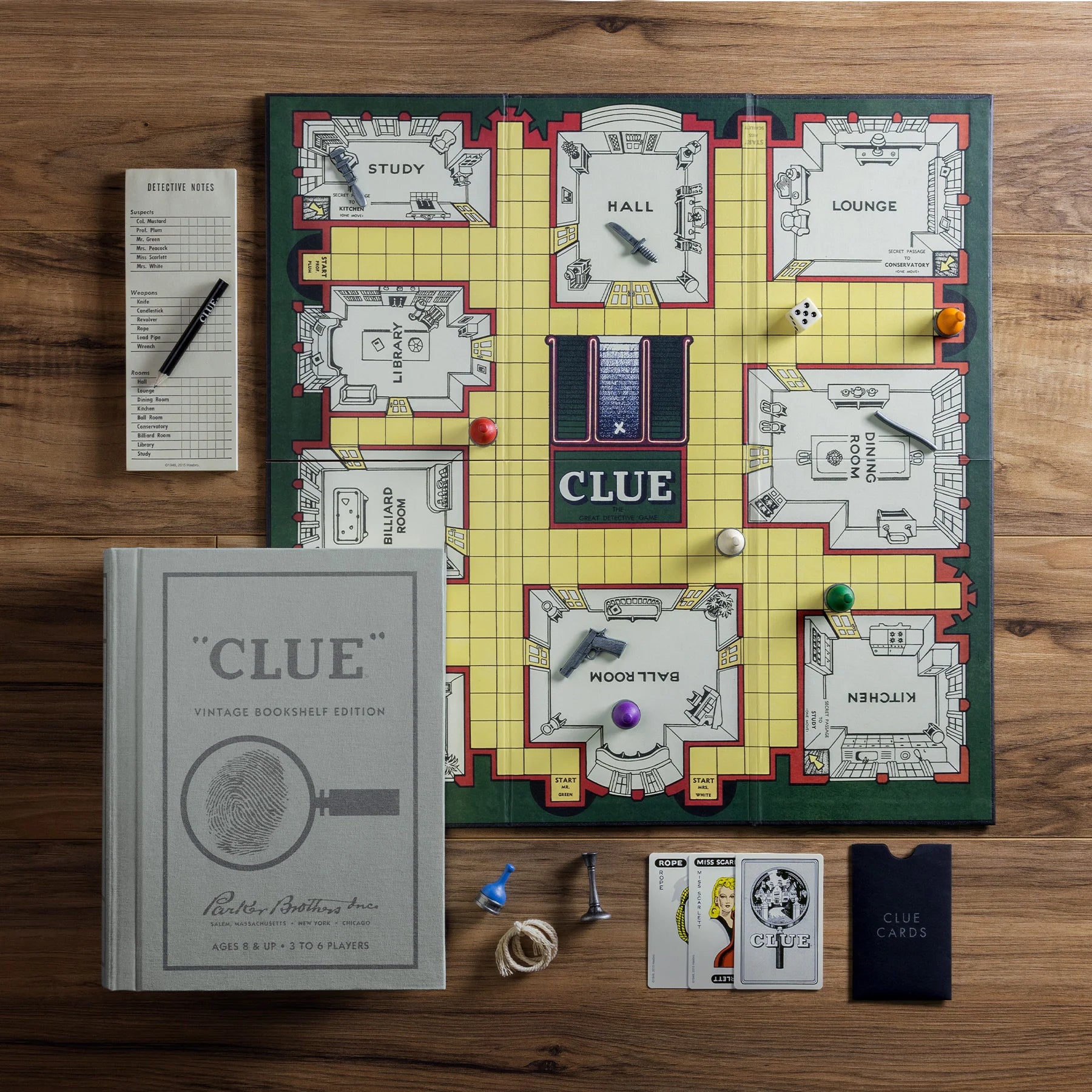 Vintage Bookshelf Edition - Clue