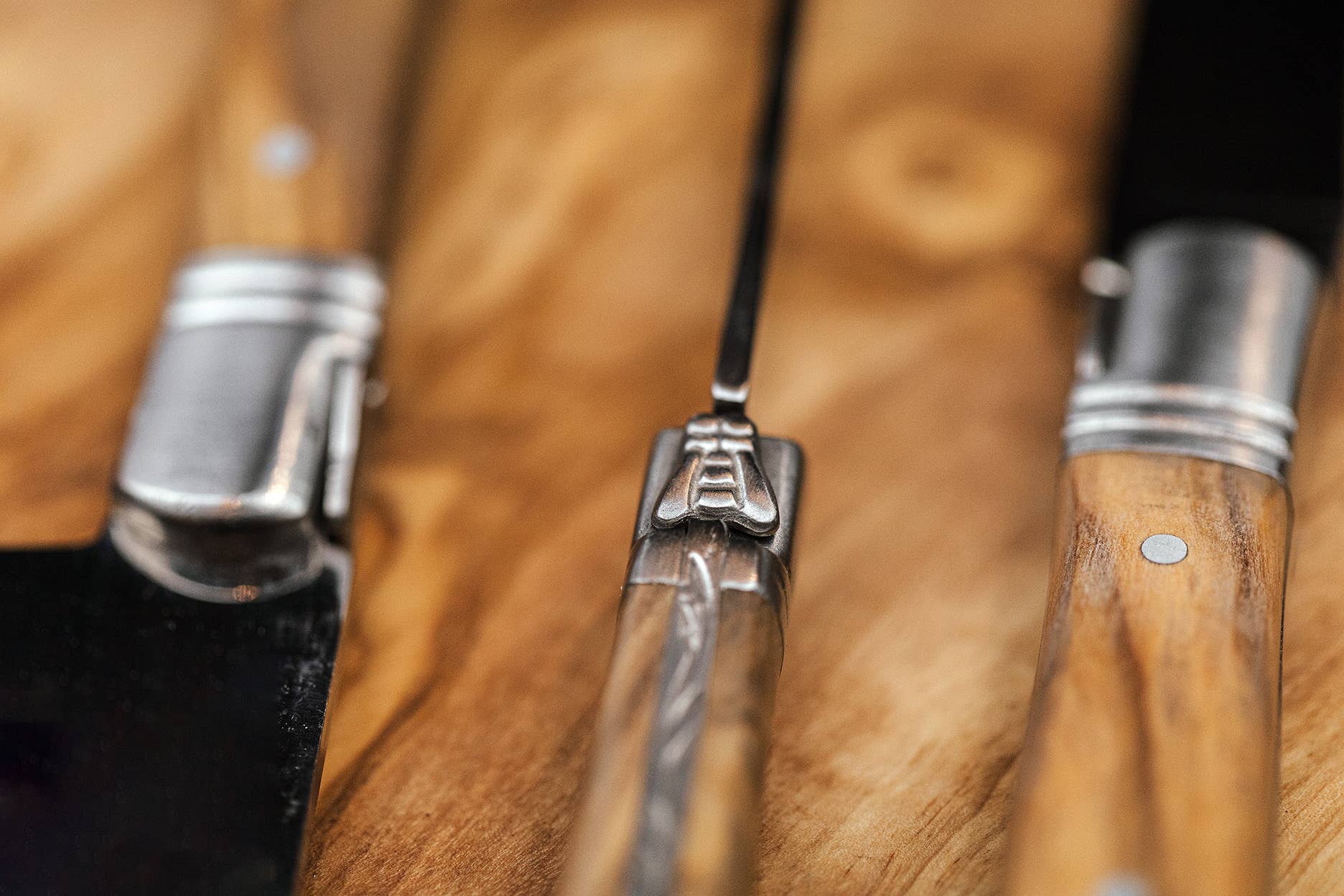 Laguiole du Monde Cheeseknife Set 3 piece