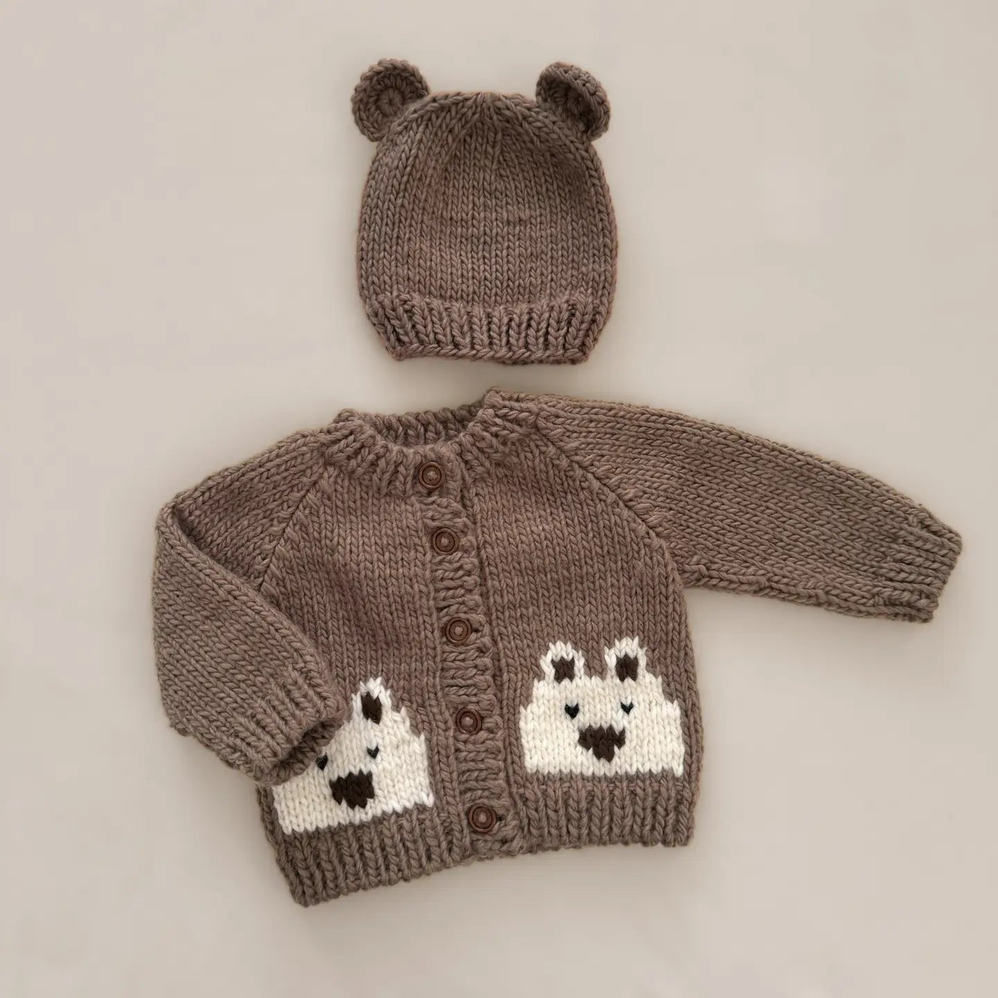 Bear Hat, Tan - Baby & Kid