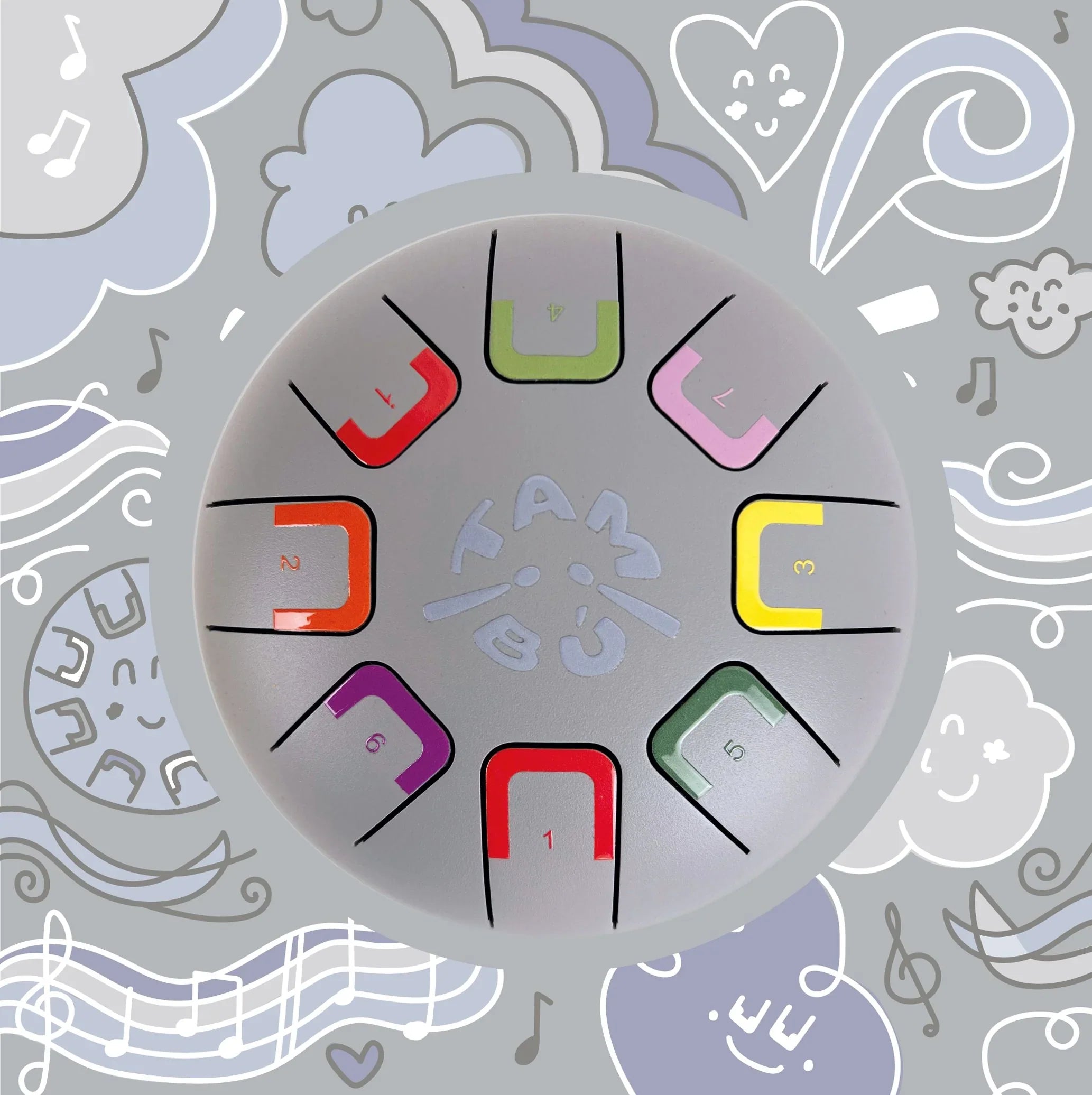 Tongue Drum - Tambu 8 Tones Smoky Locky