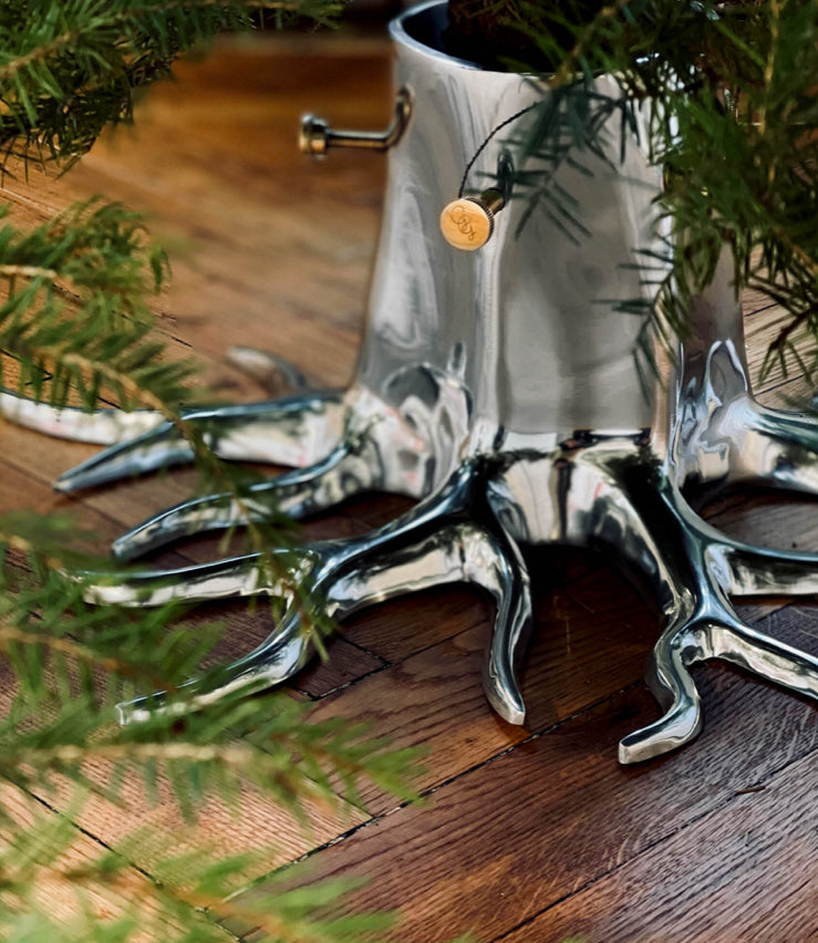 Garden Glory Christmas Tree Stand Silver