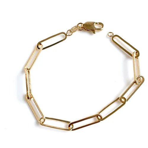 Annabelle's Collection Paperclip Bracelet 14kt GF