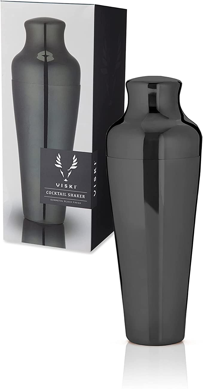Viski Parisian Cocktail Shaker Gunmetal