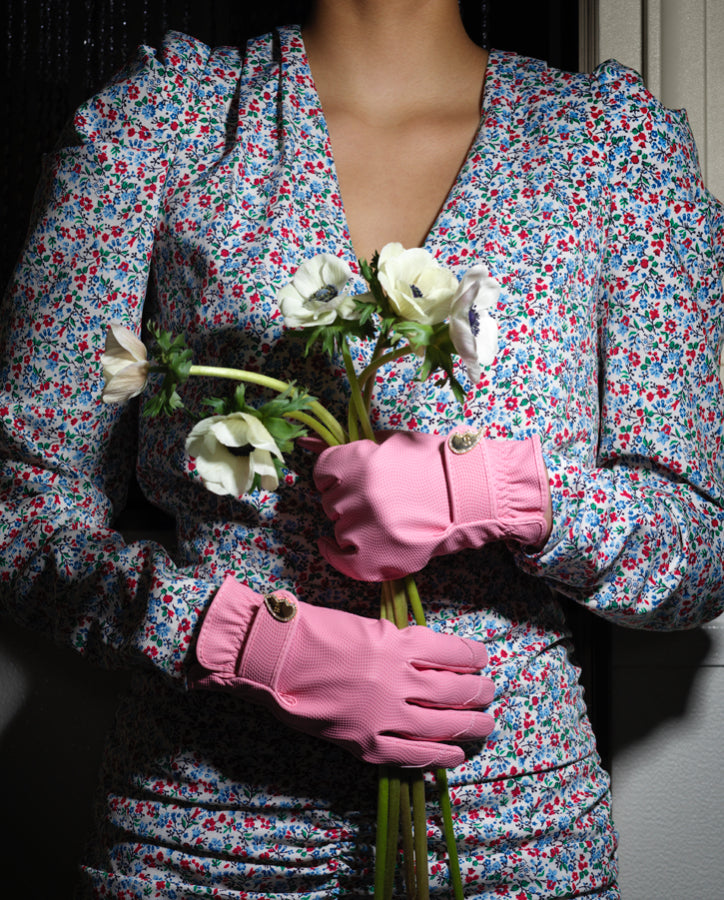 Garden Glory Glove Heartmelting Pink L