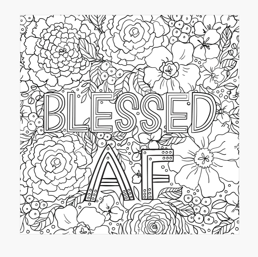 Inner F*cking Peace Colouring Book