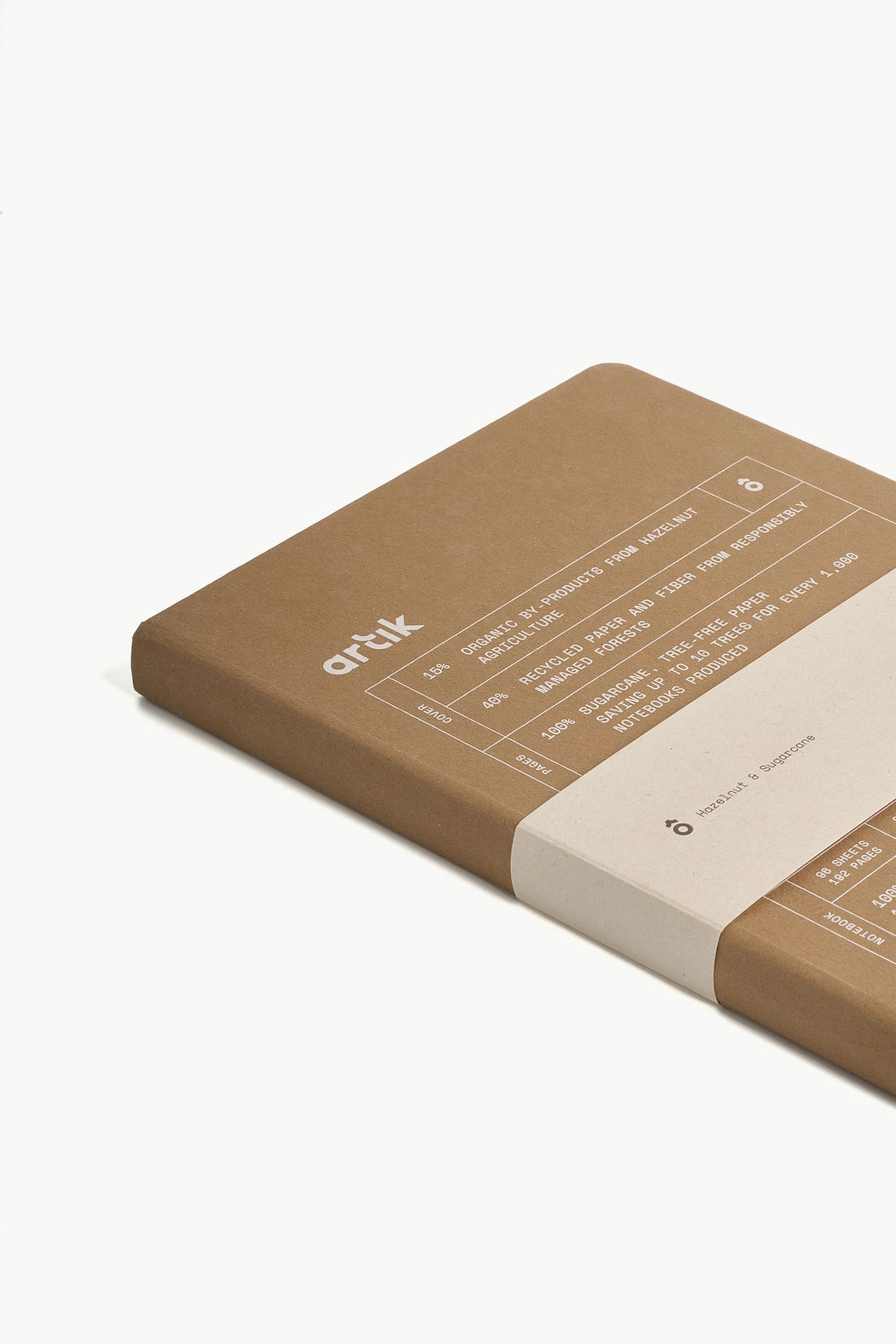 Artik Hard cover Journal Hazelnut