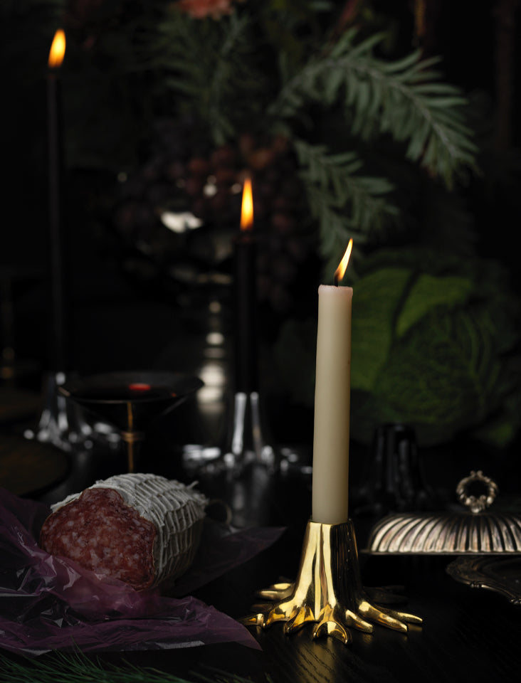 Garden Glory The Root Candle Holder Gold
