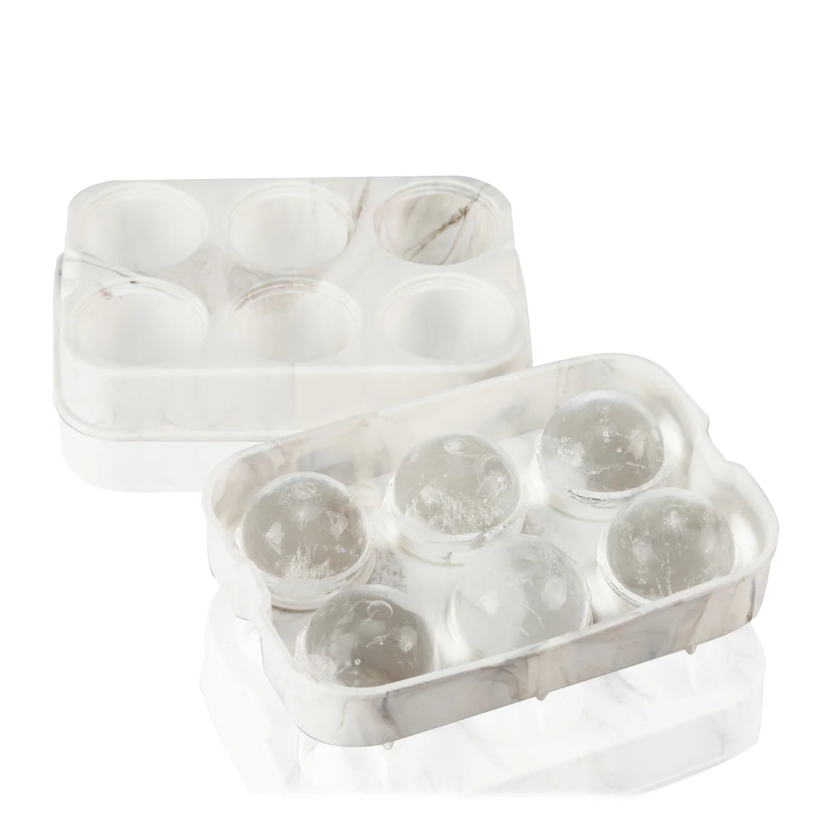 Host Silicone 2" Ice Sphere Mold Marble (6)