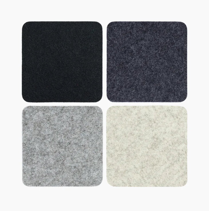 Graf Lantz Coaster Square 4 Pack Noir