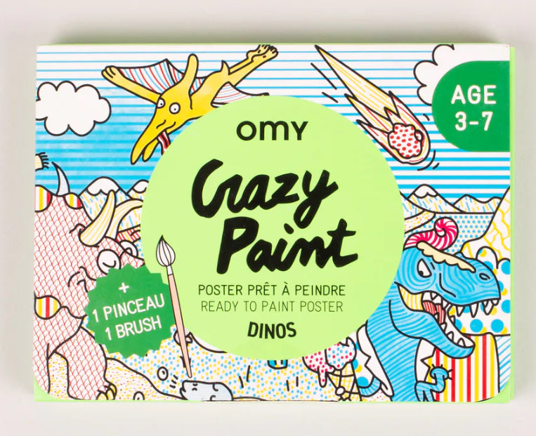 OMY Crazy Paint Dino