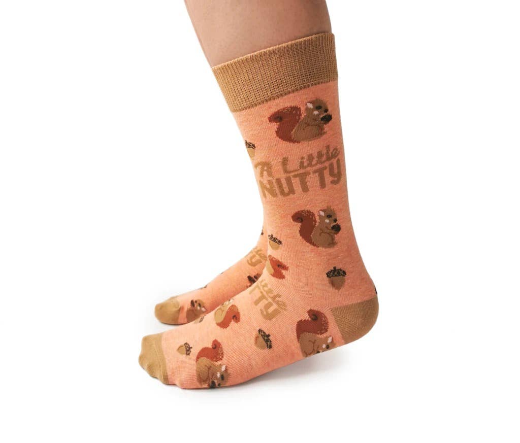 Uptown Sox - A Little Nutty Socks - S/M (Women)