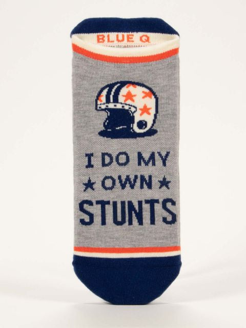 Blue Q Sneaker Socks L/XL My Own Stunts