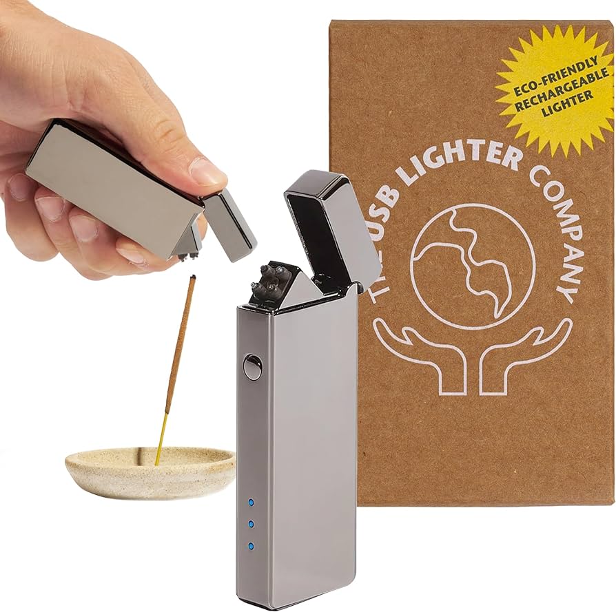 USB Lighter Company - Slim double Arc Lighter Linen