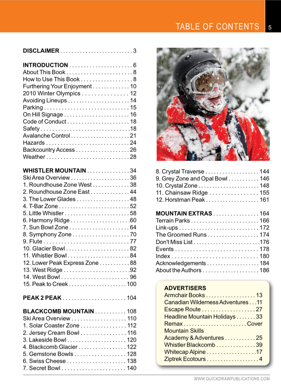 Whistler Blackcomb Ski & Snowboard Guide Advanced 4th Edition