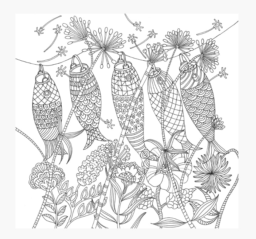 Zen Garden Colouring Book