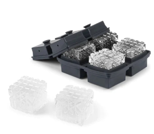 Peak Ice Works Crystal Ice Tray Charcoal