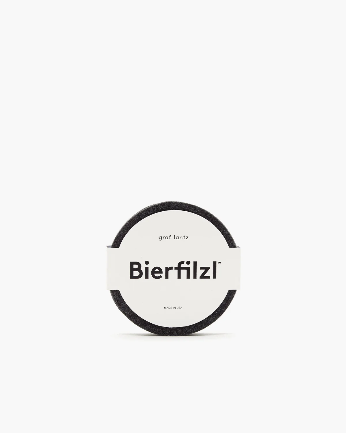 Graf Lantz Coaster Round Charcoal 4pk