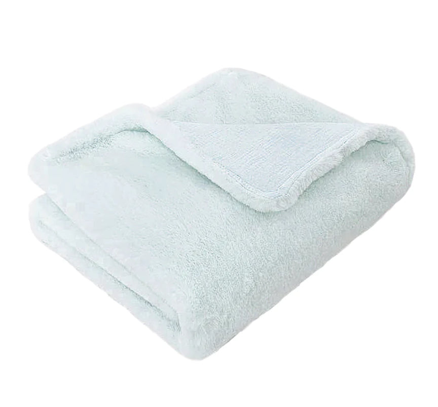 Mon Ami Charmante Luxe Baby Blanket Blue
