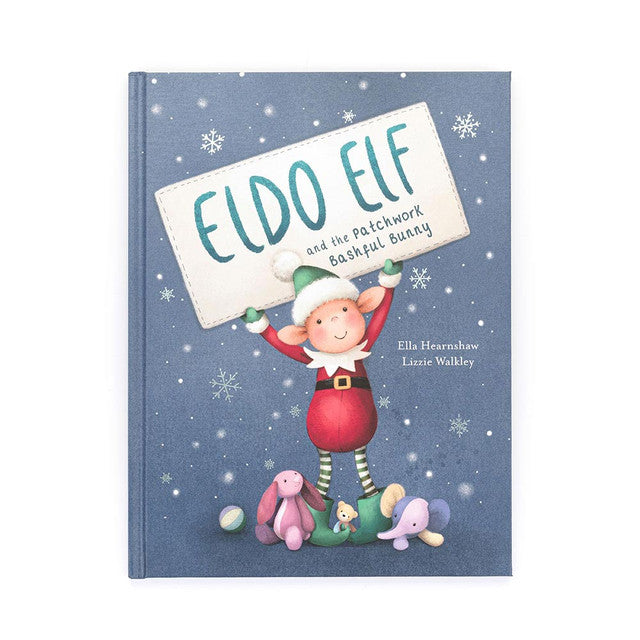 Jellycat Book Eldo Elf and The Patchwork Bashful Bunny