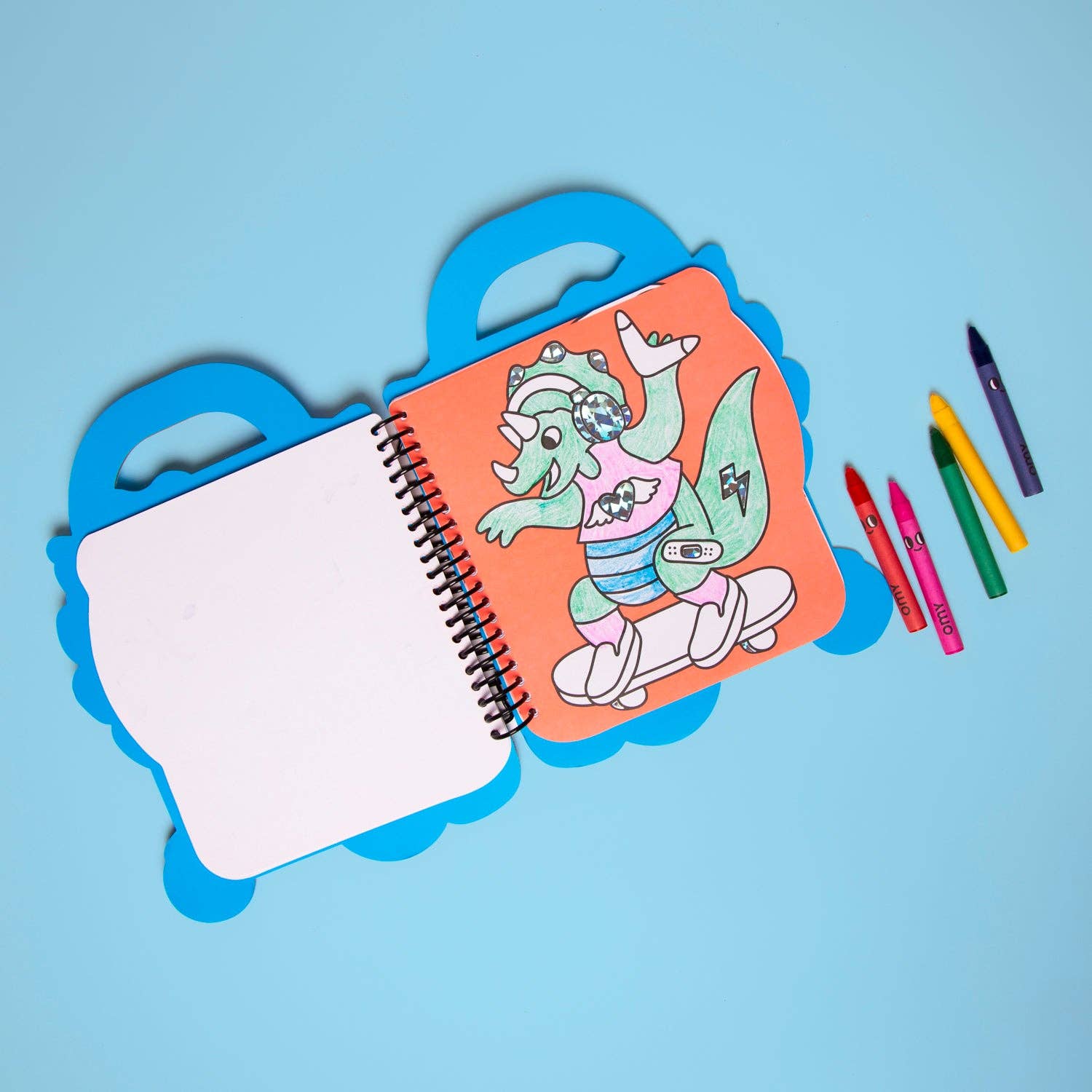 OMY - DINO SUPER COLORING & STICKER BOOK