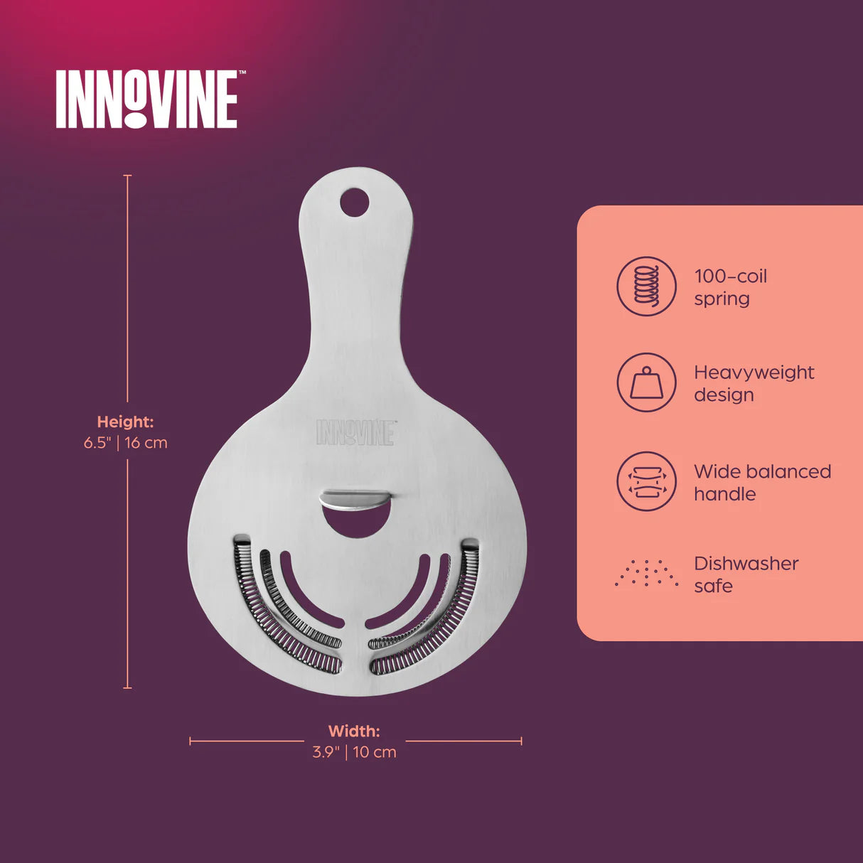 Hawthorne Strainer Stainless Steel