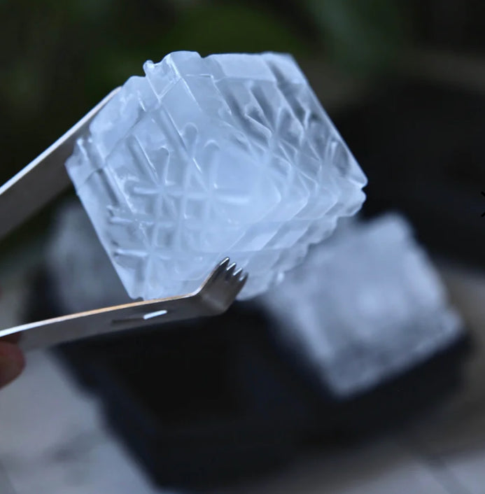 Peak Ice Works Crystal Ice Tray Charcoal