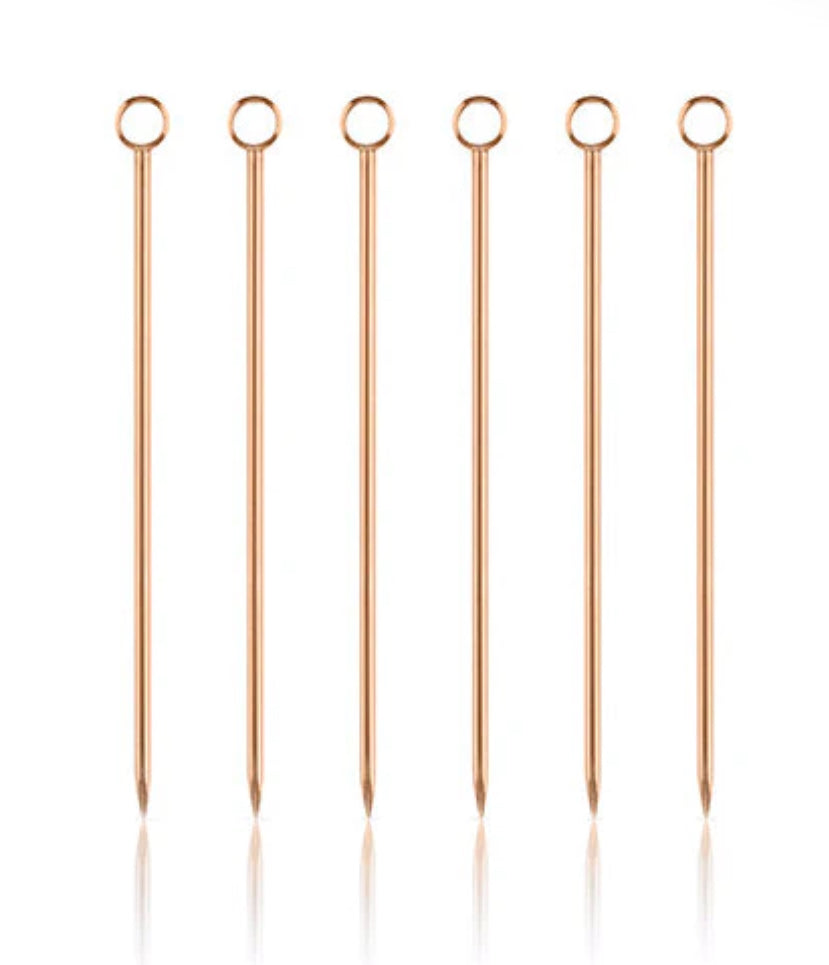 CE Circle Cocktail Pin Copper