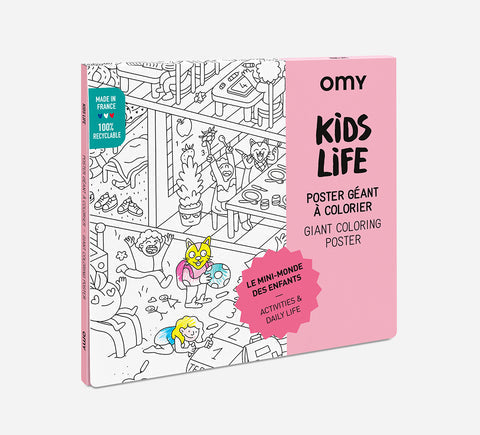 OMY Giant Poster Kids Life