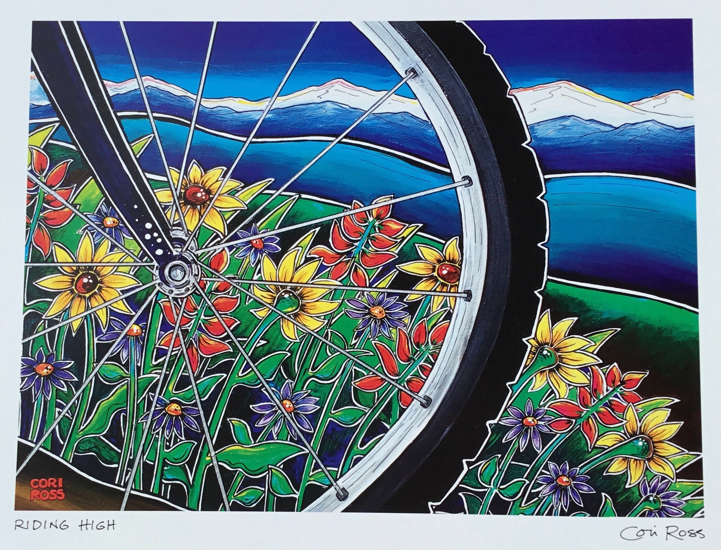 Cross Designs 11 x 14 Print - Riding High