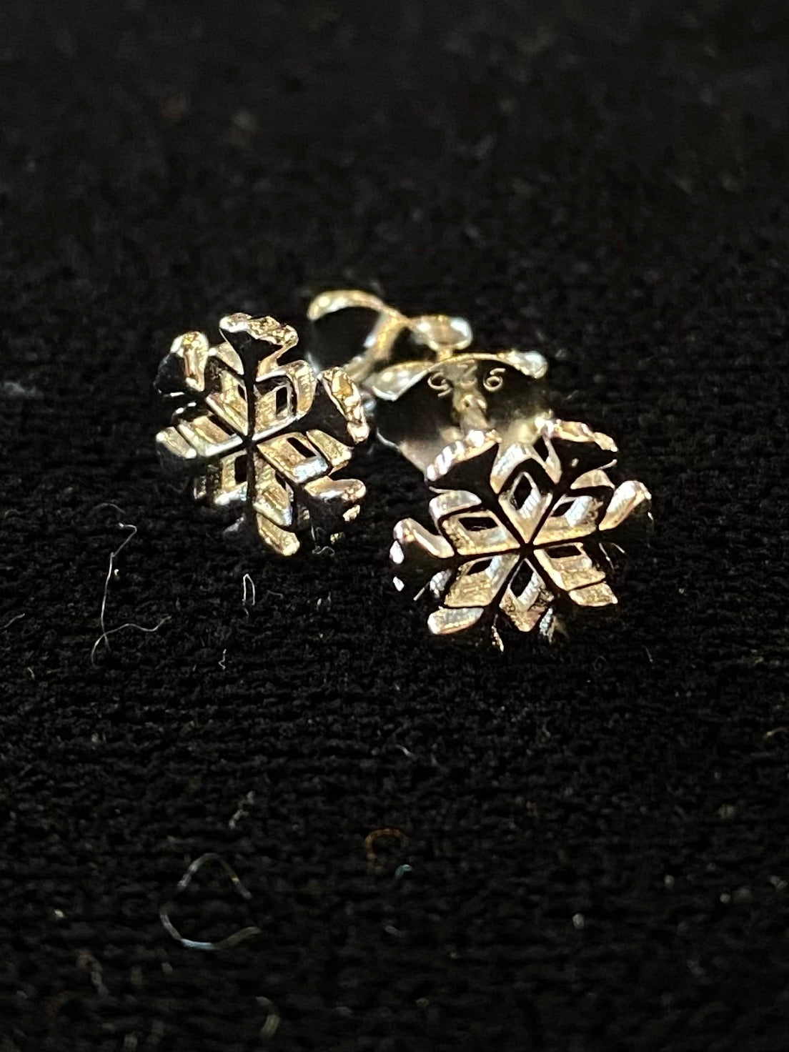 Bam SS Snowflake Studs RP