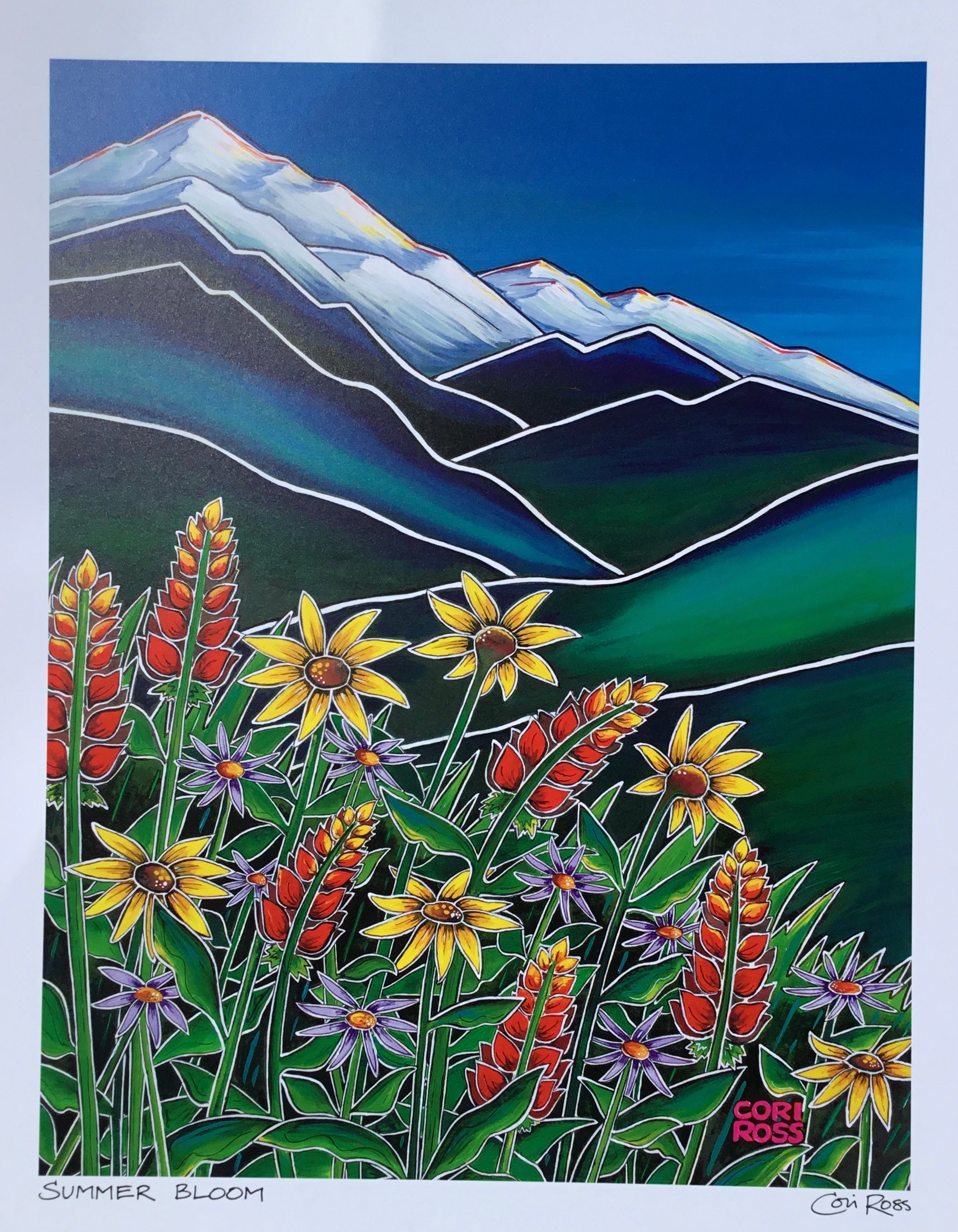 Cross Designs 11 x 14 Print - Summer Bloom